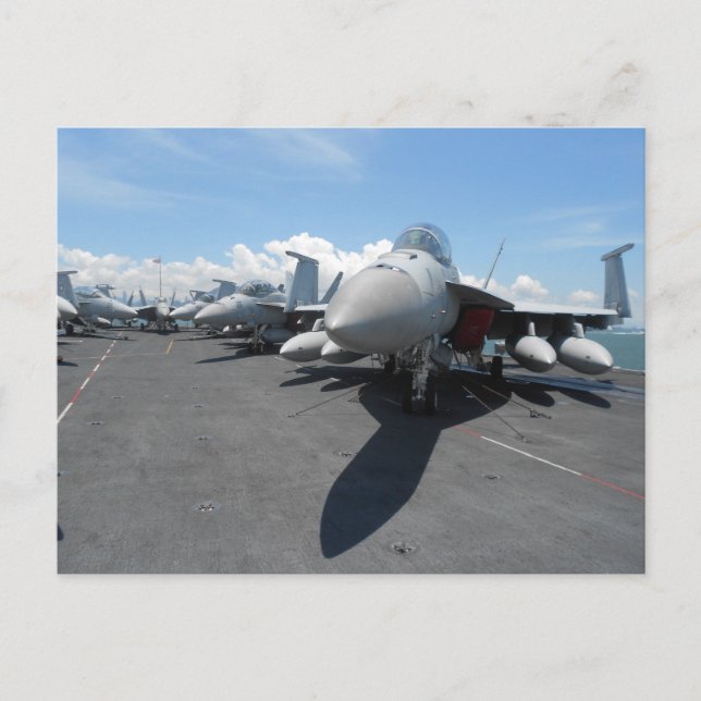Cartão Postal F-18 Jatos de Combatente (Frente)