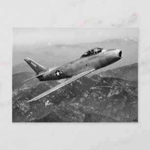 Cartão Postal F-86 Saber