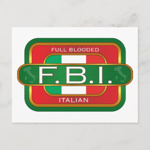 Cartão Postal F B Italiano