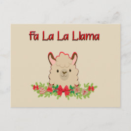 Cartão Postal Fa La Llama