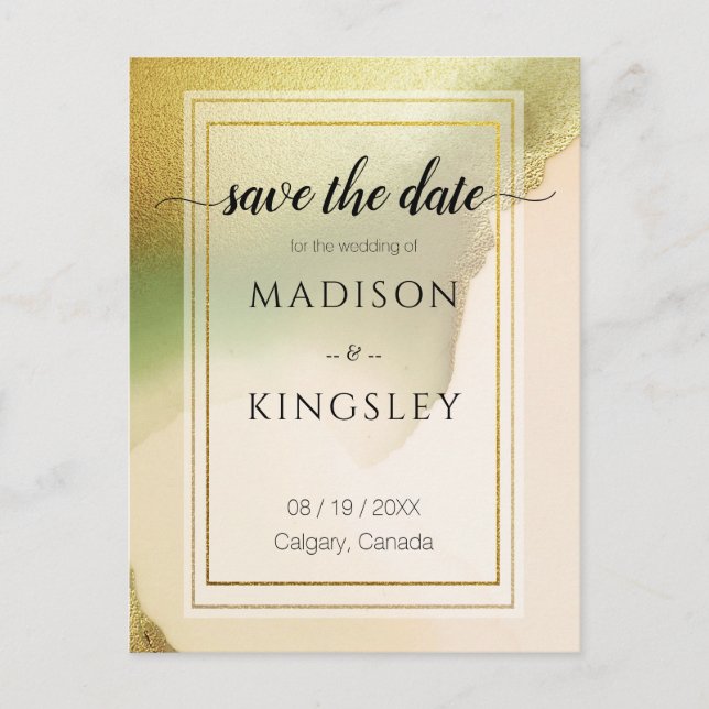 Cartão Postal Fab Chartreuse 🤵 Arranjo e Na moda (Frente)