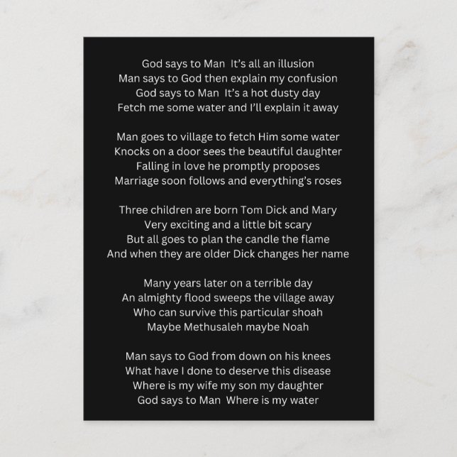 Cartão Postal Fable (Frente)