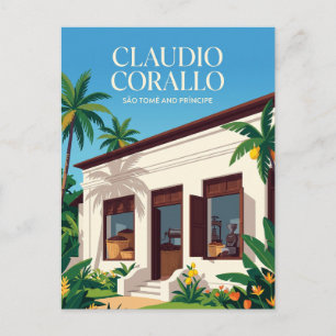 Cartão Postal Fábrica de Chocolate Claudio Corallo