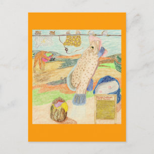 Cartão Postal Fábrica de Lavagem de Soapfish Mildred