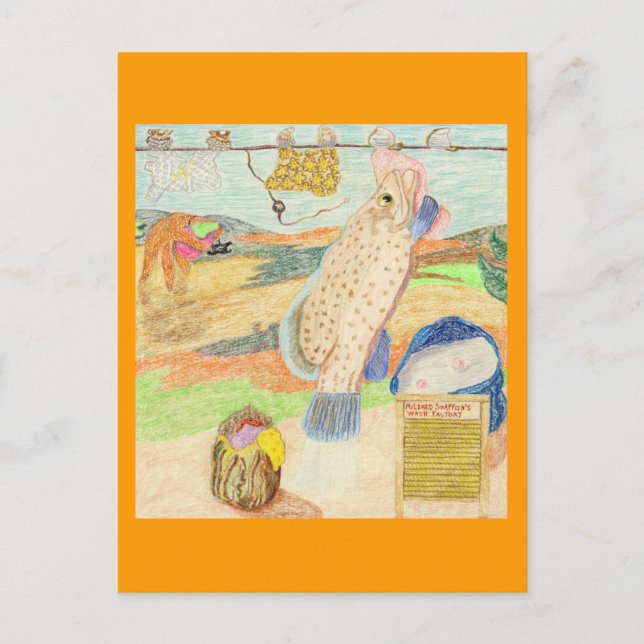 Cartão Postal Fábrica de Lavagem de Soapfish Mildred (Frente)