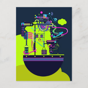 Cartão Postal Fábrica Monster