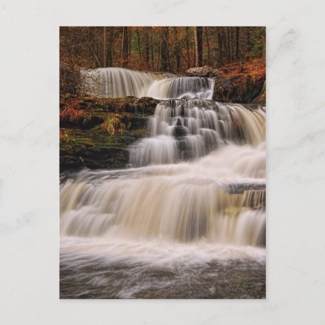 Cartão Postal Fábricas caem nos Poconos da Pensilvânia (Frente)