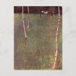 Cartão Postal Fábricas com Árvores de Aves