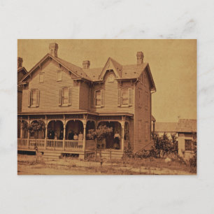 Cartão Postal Fabrico de cigarros de Flinchbaugh, Leão Vermelho,