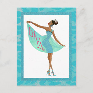 Cartão Postal Fabuloso Diva