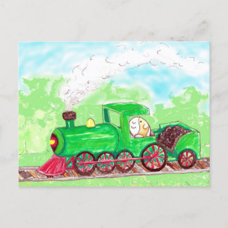 Cartão Postal Faça a pintura guineense dirigindo uma pintura de 