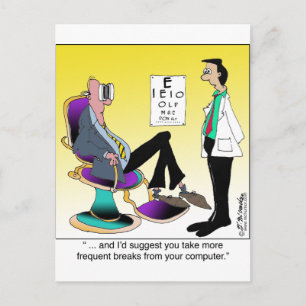 Cartão Postal Faça mais quebras no computador