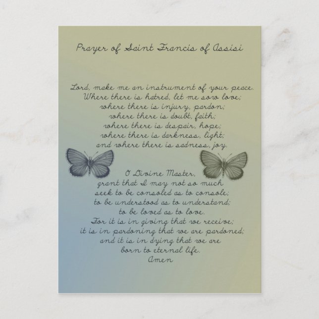 Cartão Postal Faça-Me Um Instrumento (Frente)