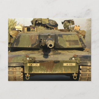 Cartão Postal Faça o meu dia M1A1Abrams MBT