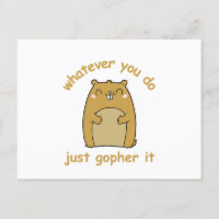 Faça o que Fizer, Apenas Gopher Isso