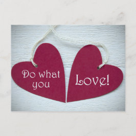 Cartão Postal Faça o que você ama 3