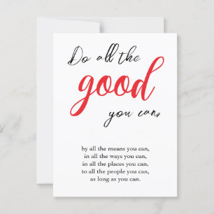Cartão Postal Faça tudo o que puder para Vintage Motivational Co