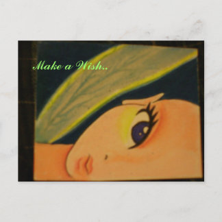 Cartão Postal Faça um desejo.