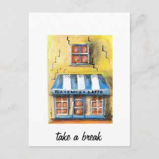 Cartão Postal Faça uma pausa