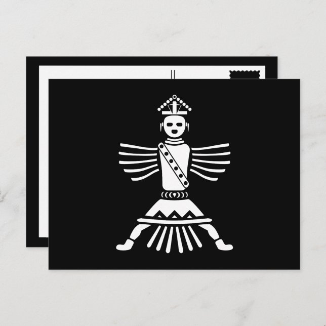 Cartão Postal faca zuni (Frente/Verso)