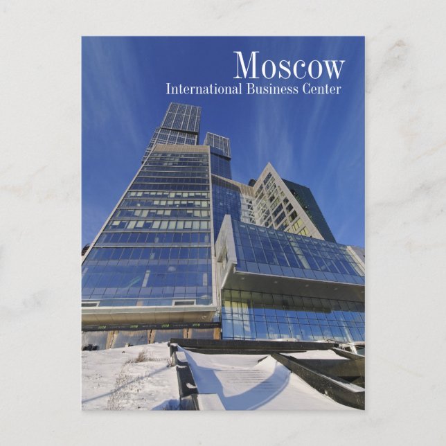 Cartão Postal Facade, Moscou, International Business Center (Frente)