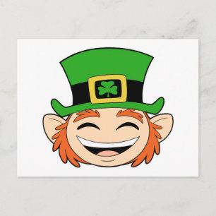 Cartão Postal Face Bonita Leprechaun