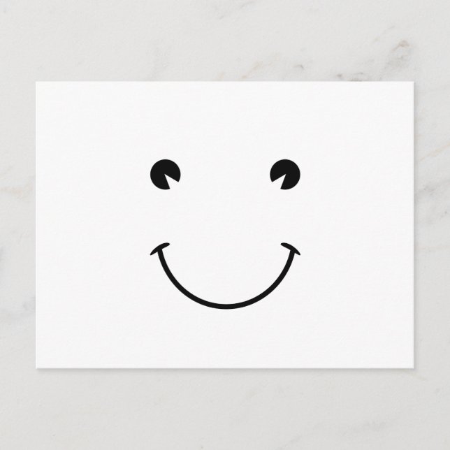 Cartão Postal Face branca (Frente)