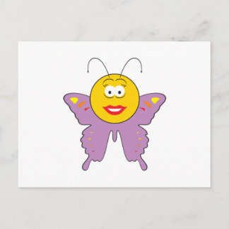 Cartão Postal Face da borboleta