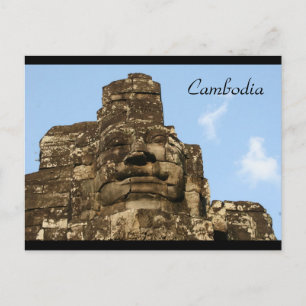 Cartão Postal face de ânsia