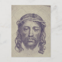 Face de Cristo no Véu de Santa Verônica Sagrada Fa