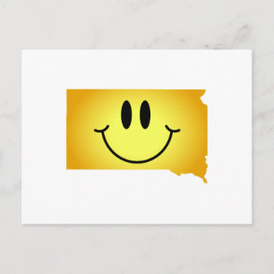 Cartão Postal Face de Dakota do Sul