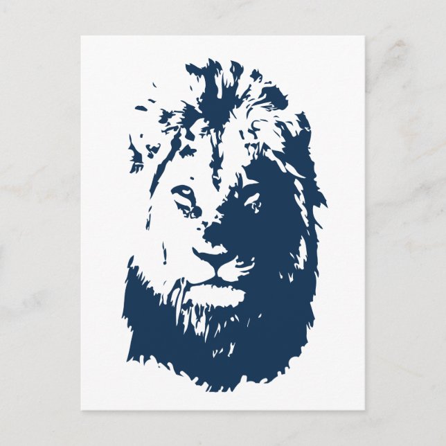 Cartão Postal Face de Leão (Frente)