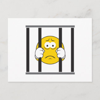 Cartão Postal Face na prisão