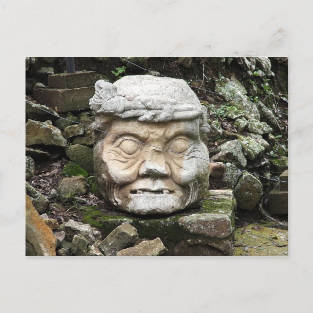 Cartão Postal face rochosa copán (Frente)