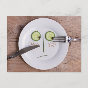 Cartão Postal Face Vegetal