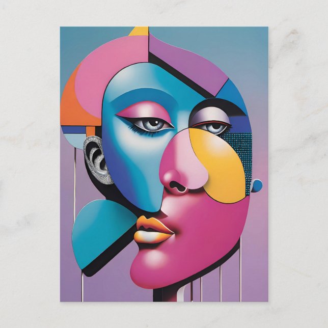 Cartão Postal Faced (Frente)