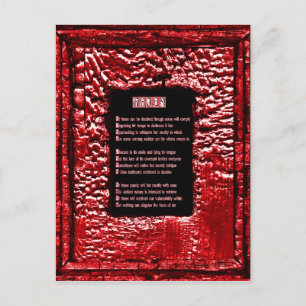 Cartão Postal Faces de Sin