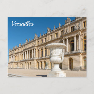 Cartão Postal fachada Chateau de Versailles - França