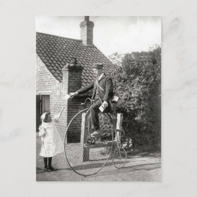 Cartão Postal Facteur à vélo (Frente)