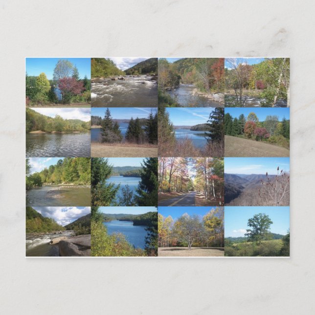 Cartão Postal Faculdade da Virgínia Ocidental (Frente)