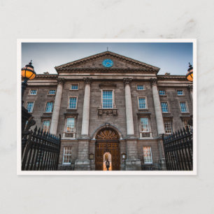 Cartão Postal Faculdade Trinity Dublin Irlanda Foto
