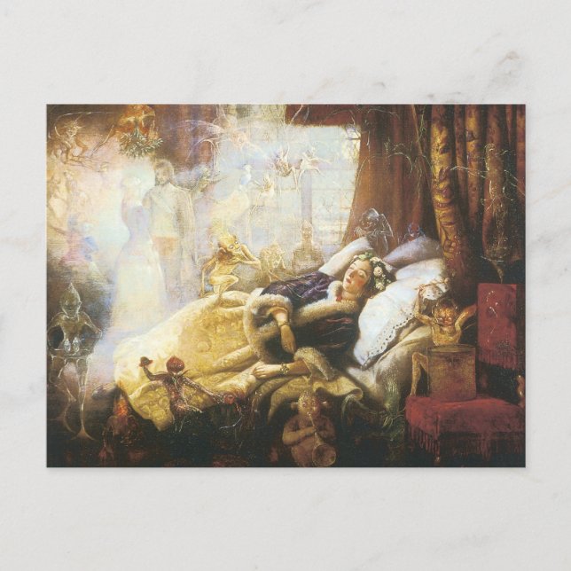 Cartão Postal Fada As Coisas Que Os Sonhos São Feitas (Frente)