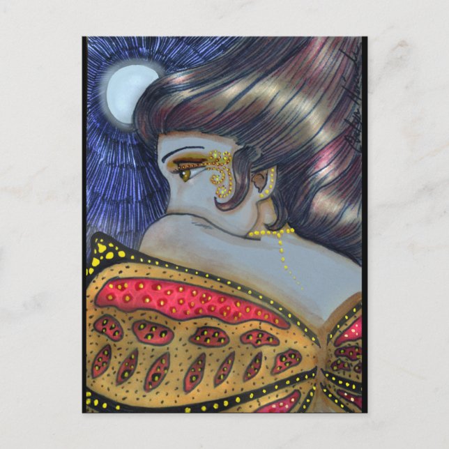 Cartão Postal Fada da Meia-Noite (Frente)