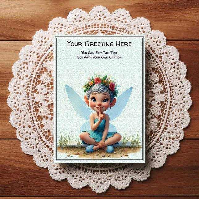 Cartão Postal Fada de Contos de Sentimento Diários Caprichosos (Criador carregado)