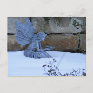 Cartão Postal Fada de inverno