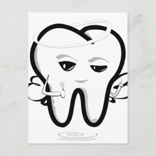 Cartão Postal Fada dentária