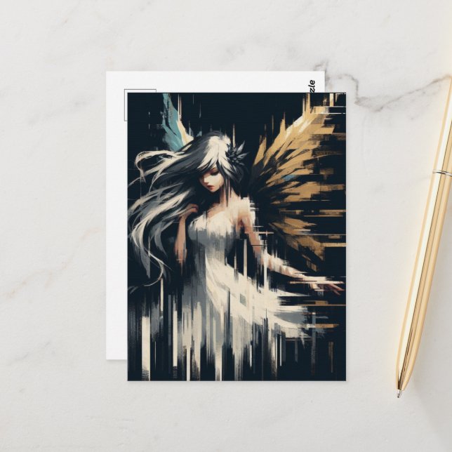 Cartão Postal Fada Glitus Gorgeous (Frente/Verso In Situ)