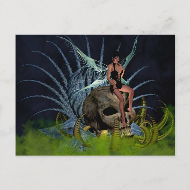 Cartão Postal Fada Gótica (Frente)