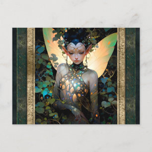 Cartão Postal Fada Mulher Fantasy Art