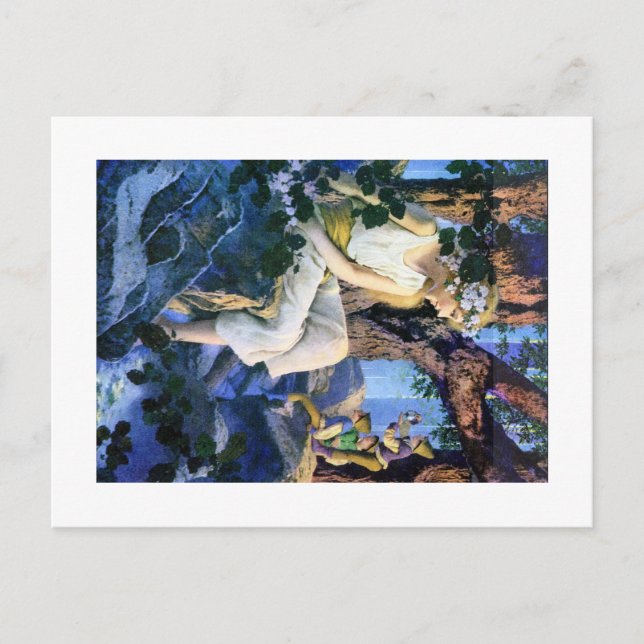 Cartão Postal Fada Princesa e Gnomos (Frente)